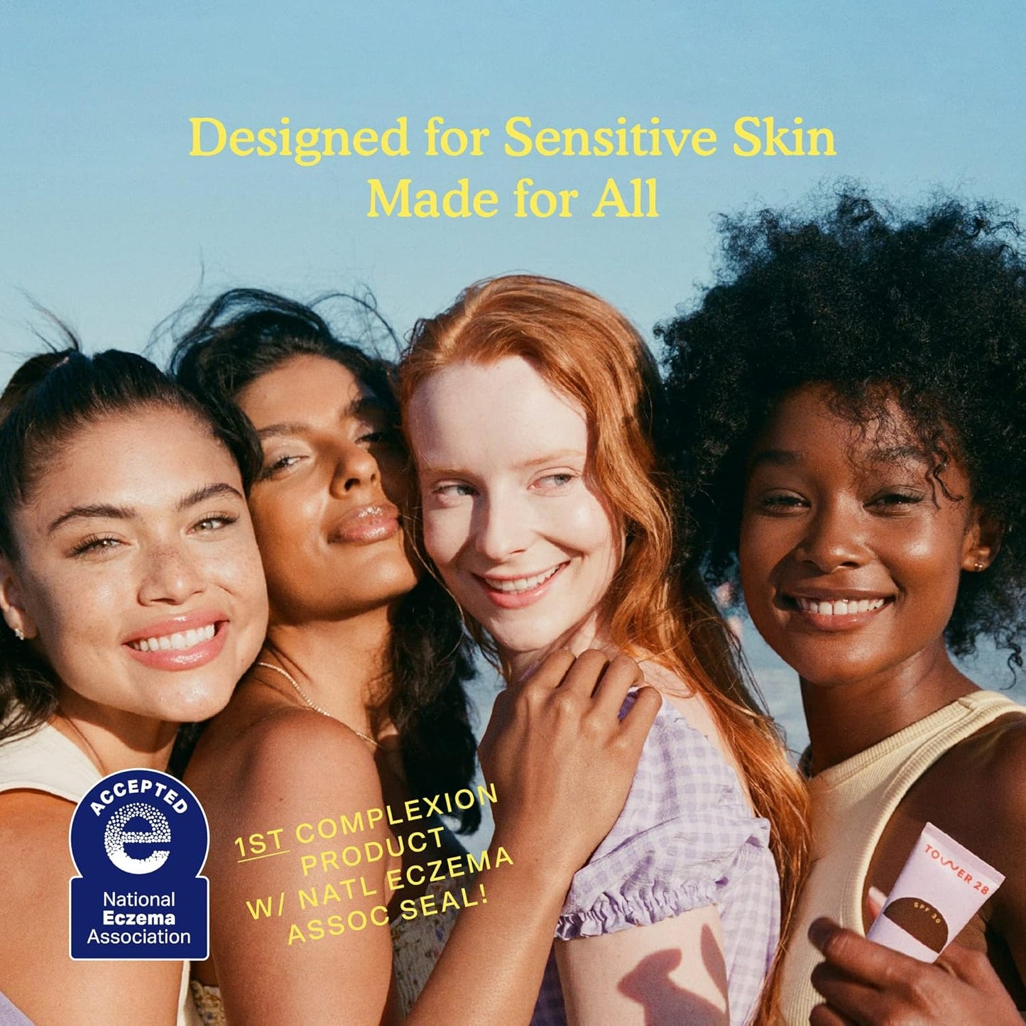 Tower 28 Beauty SunnyDays SPF 30 Tinted Mineral Sunscreen - For Sensitive Skin - 2-in-1 Facial Broad Spectrum UVA/UVB Protection + Foundation - Shade 05 FAIRFAX - Fair with Pink Undertones, 1 Fl Oz