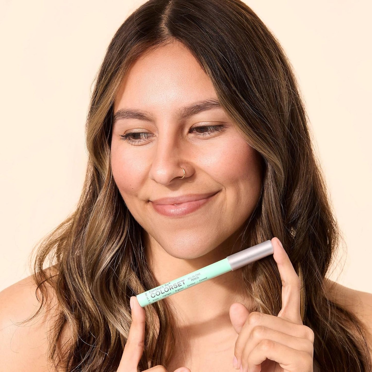 Contours Rx COLORSET All-in-One Pencil – Brighten, Highlight, Prime, Contour & Conceal | Smooth Canvas for Eye Shadow & Uneven Skin Tone | Hydrating, Vegan & Gluten-Free