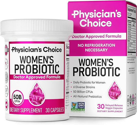 Physician's Choice Probiotics for Women 50 Billion 6 Unique 30 CT