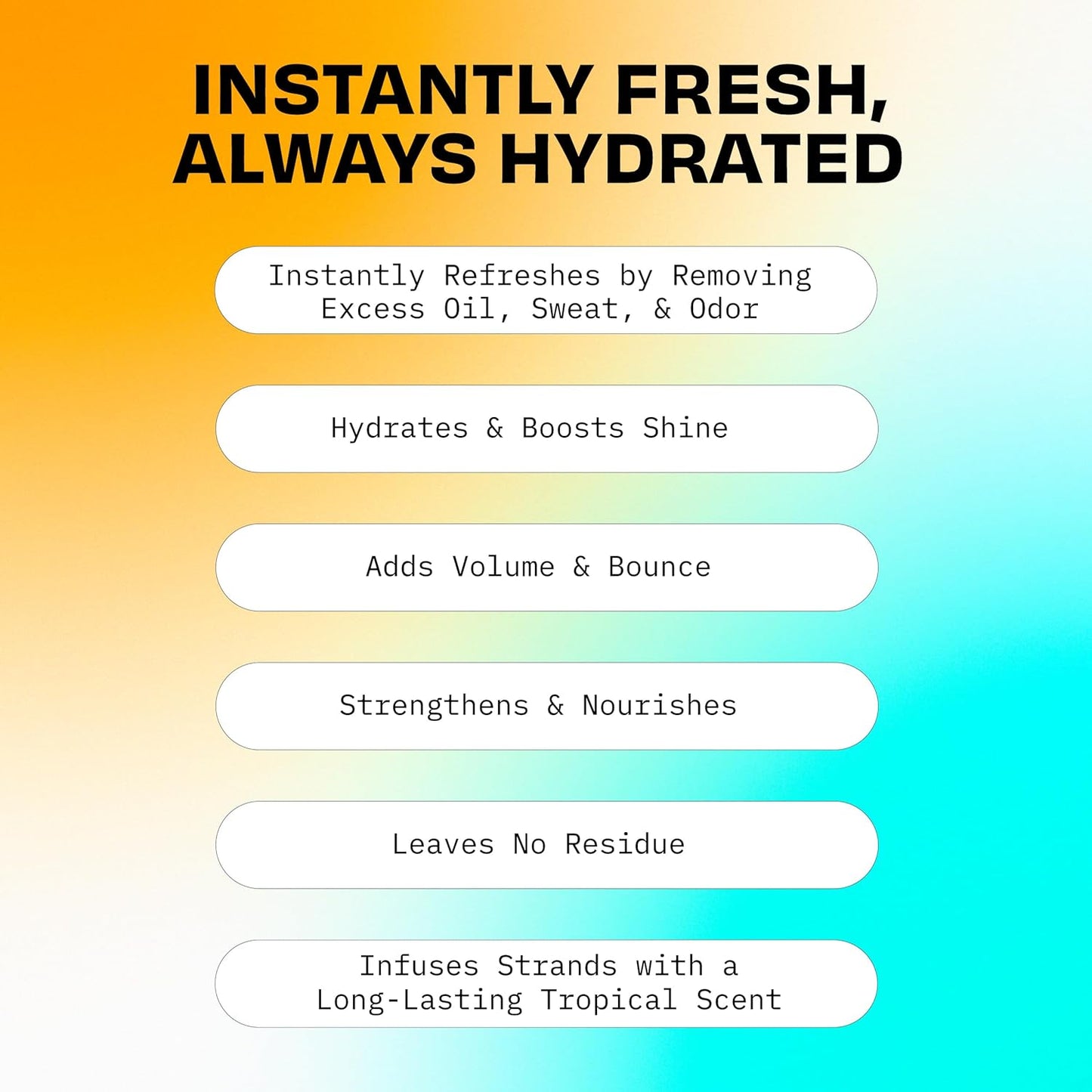 FoxyBae Hydrating Dry Shampoo Spray – Waterless Biotin & Vitamin E Formula – Absorbs Oil, Adds Volume & Texture – Coconut Scent – Coco Beach – 7 fl oz