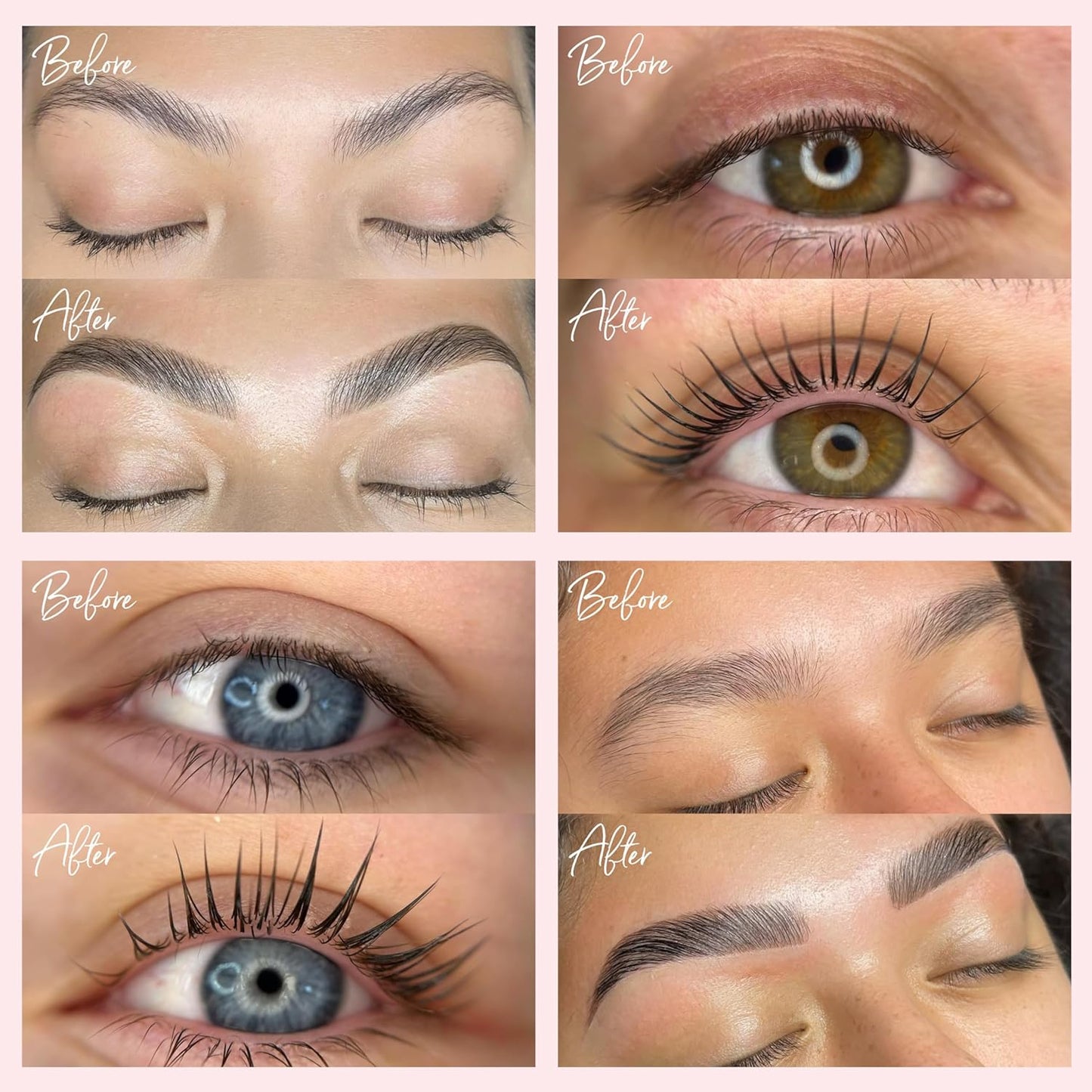 Essential Lash Lift & Brow Lamination Professional Kit – Instant Lift for Lashes & Brows – Vegan, Long-Lasting, Lash and Brow Lift Kit with Sachets, Tools (Multicolor-3)