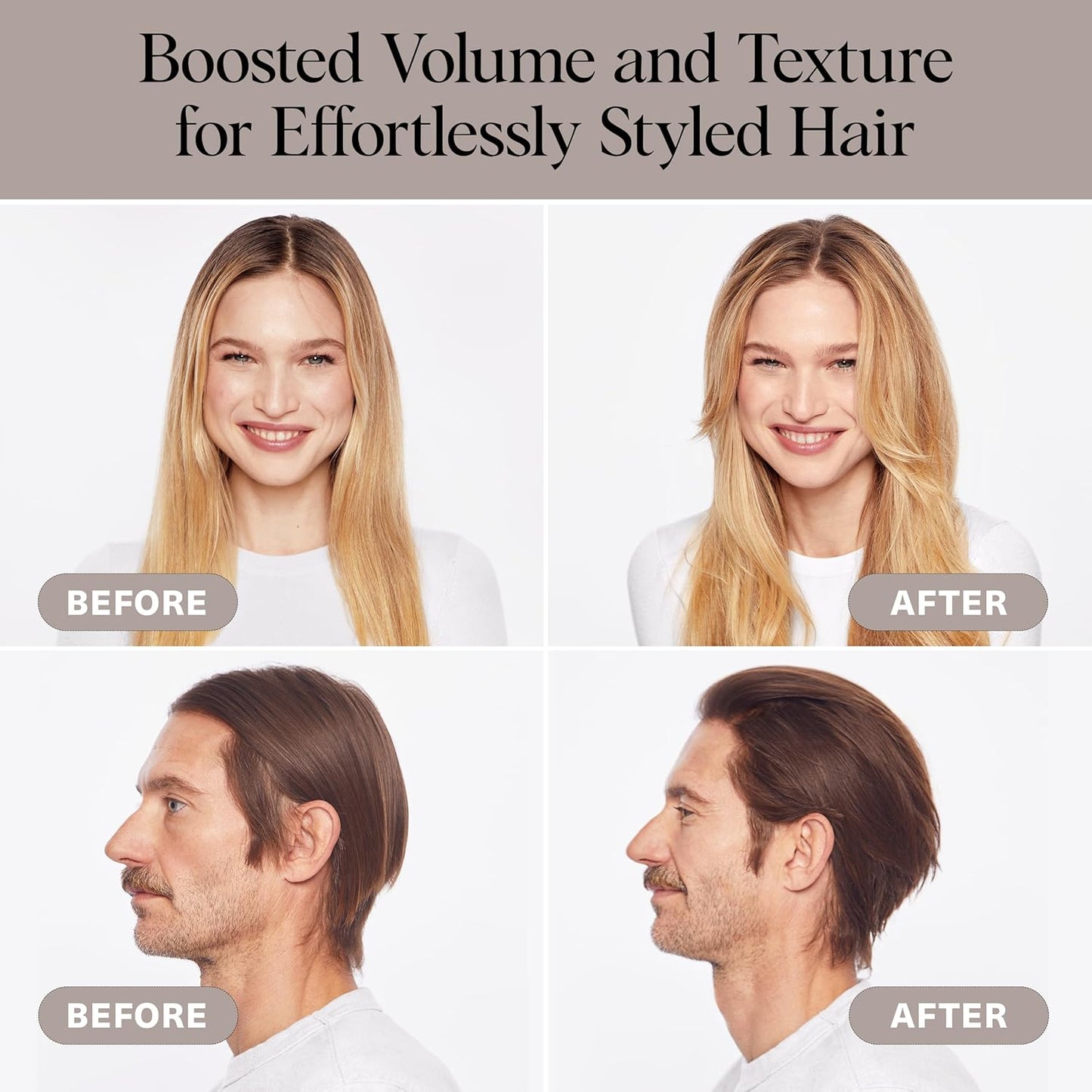 Kitsch Volumizing Rice Protein Dry Shampoo Powder - Dry Shampoo for Women & Men, No White Cast, Absorbs Oil, Non-Greasy, For Light-to-medium Hair Colors, Travel Size in Pump Form - Invisible 1oz