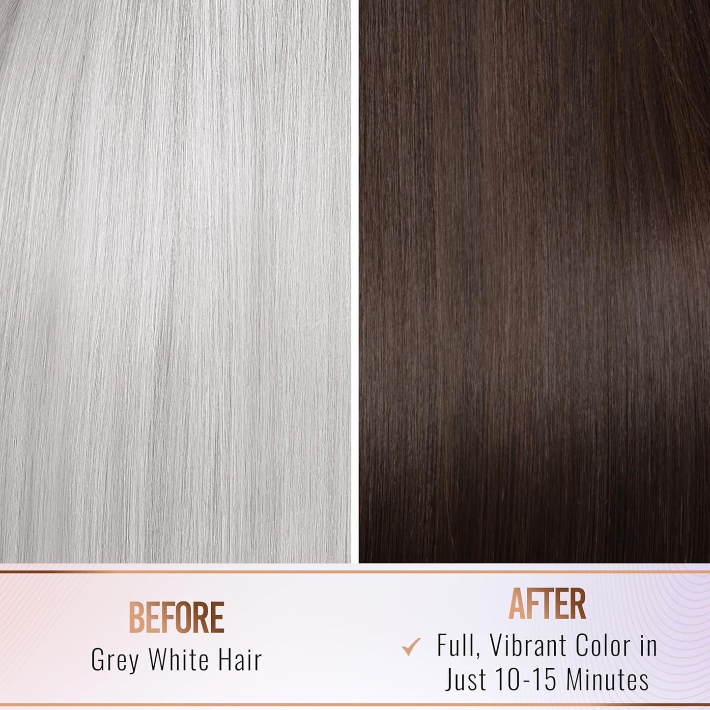 Herbishh Travel Pack Hair Dye Color Shampoo in Sachet + 1pc Argan Hair Mask Sachet (Dark brown, 5 sachets)