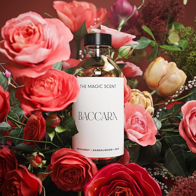 Baccara Oils for Diffuser - HVAC, Cold-Air, & Ultrasonic Diffuser Oil Inspired by The Baccarat Rouge - Essential Oils for Diffusers Aromatherapy - 8.5 fl oz, 250 mL