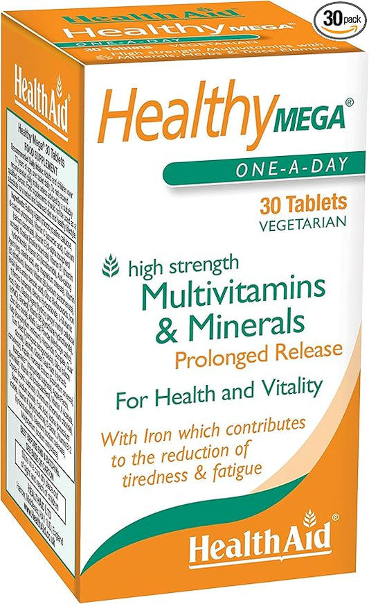Health Aid Healthy Mega - Prolonged Release 30 Tablets