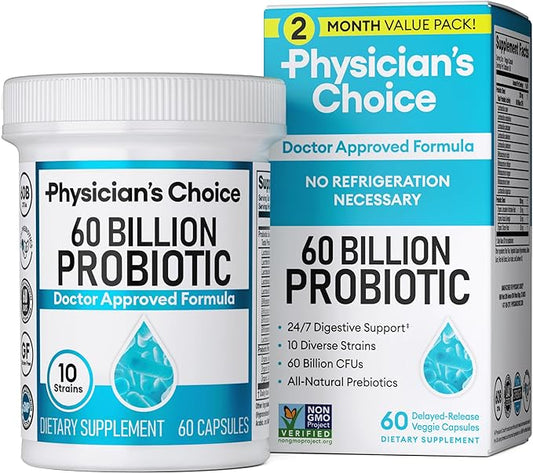 Physician's CHOICE Probiotics 60 Billion CFU 10 Strains 60ct