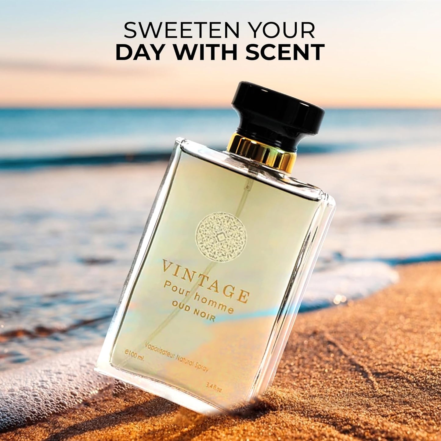 Vintage Oud Men's Cologne Timeless Scent with a Modern Twist Perfume for Men, Eau de Toilette 100ML for All Skin