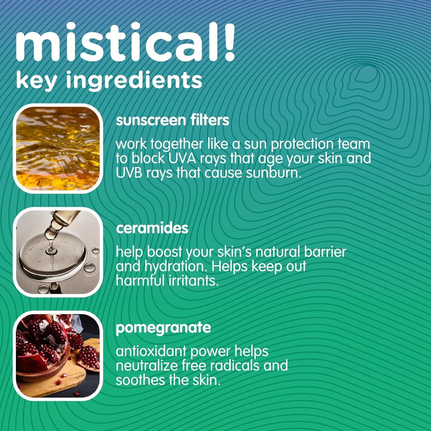 L-UV mistical! SPF 50 Sunscreen Spray - Broad-Spectrum UVA & UVB Protection, Water-Resistant, Lightweight Formula, Sensitive Skin Safe, 6 fl oz