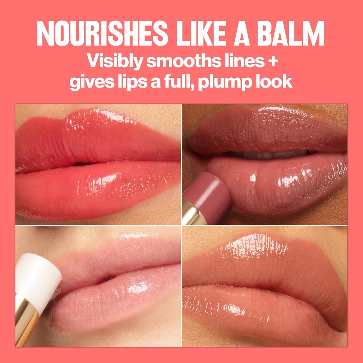 REVLON Super Lustrous Glass Shine Balm, Hydrating Tinted Lipstick, Sheer, Glossy Shiny Finish, 001 Sparkling Quartz, 0.11 oz