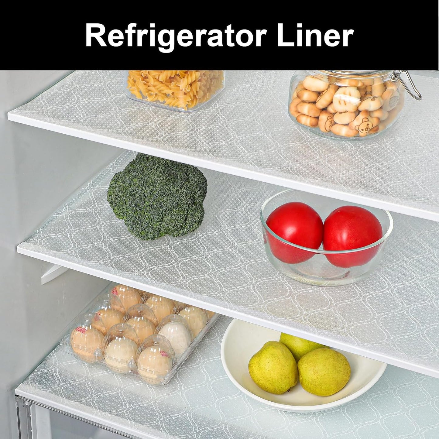 Cooyes Shelf Paper for Kitchen Cabinets Non Adhesive, Waterproof & Oil-Proof Kitchen Drawer Liner for Refrigerator Drawer Fridge Cupboard (23.6 Inch W x 354 Inch L)