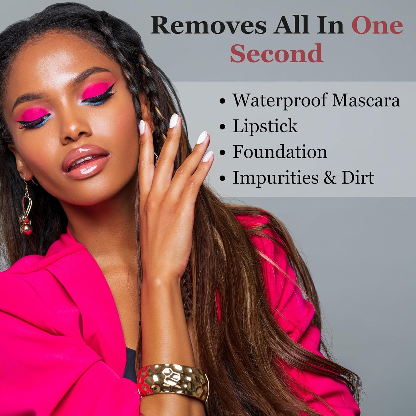 mivida Makeup Melting Cleansing Balm, Waterproof Makeup Remover with Ceramides, Vit E & Hyaluronic-Acid, Hydrating and Gentle Cleanser for Norished Skin, value Size 3.5 fl oz