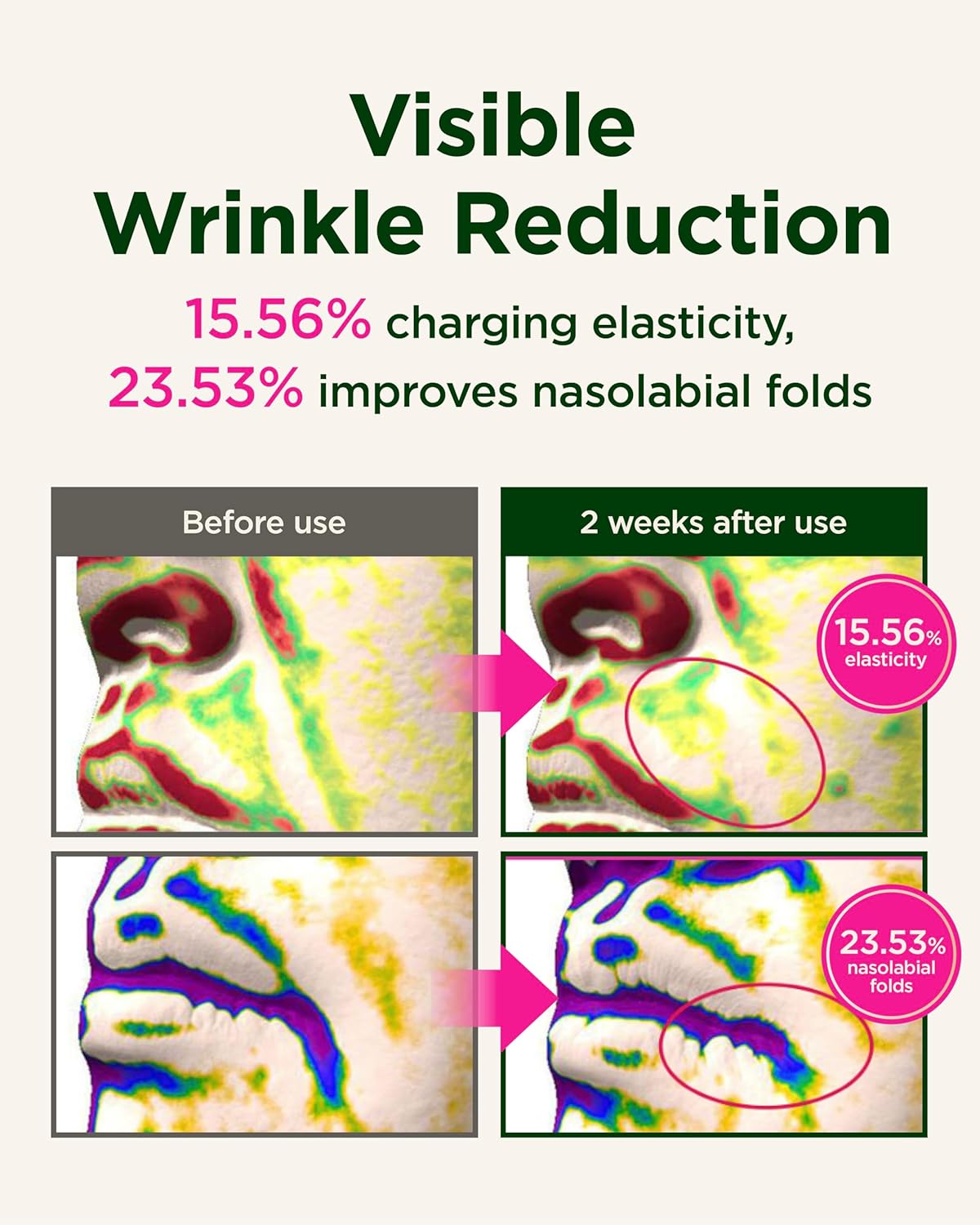 CKD Retino Collagen Gua Sha Face Serum [Refill] - Lifting Serum for Firming, Tightening, Anti-Aging, and Hydrating. Stainless Steel Roller. Korean Skin Care. 1.35 fl oz