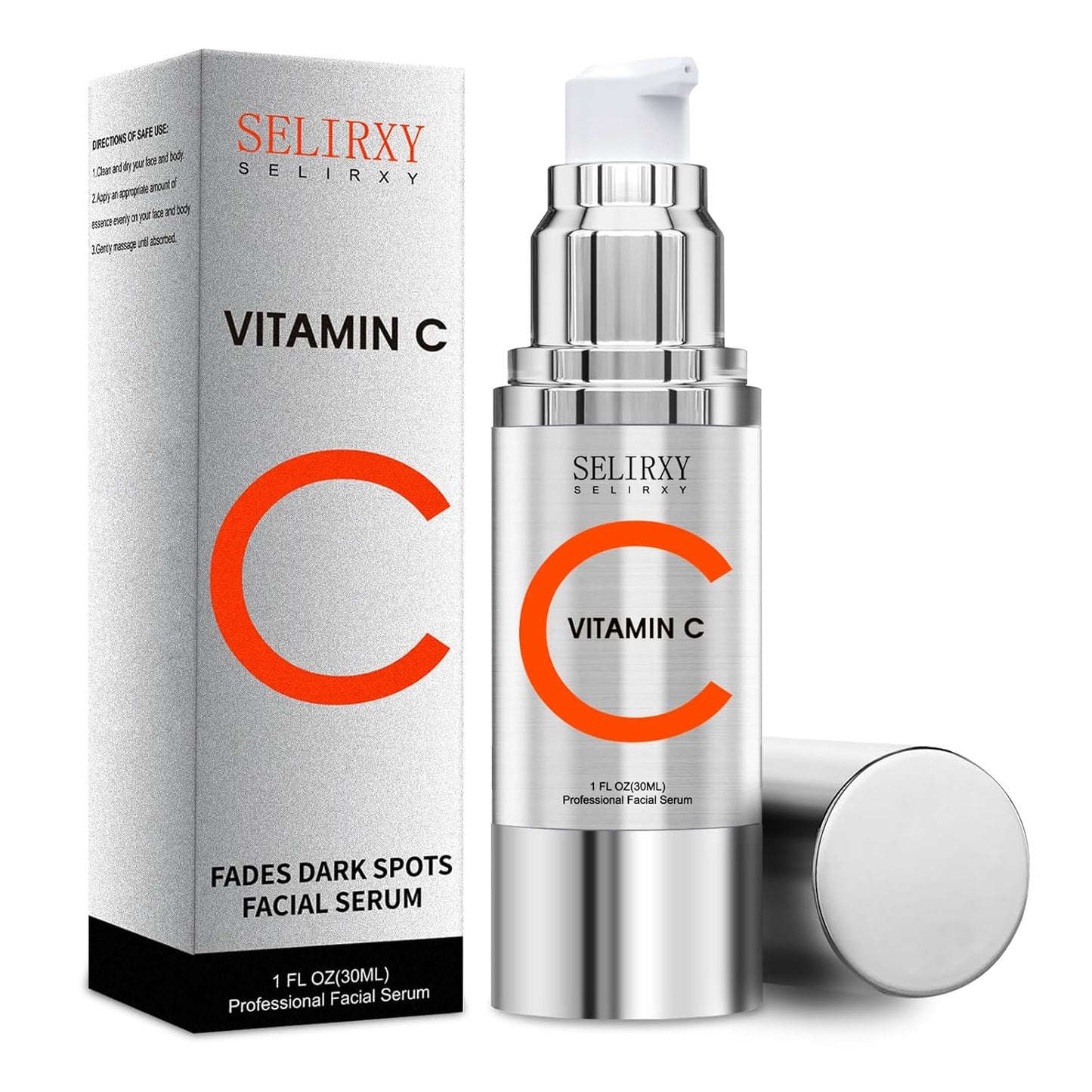 Super Vitamin C Serum for Women over 70, All-In-One Total Package Face Serum for Mature Skin, Hydrating, Lifting, Anti-Aging Reduce Wrinkles Age Spots
