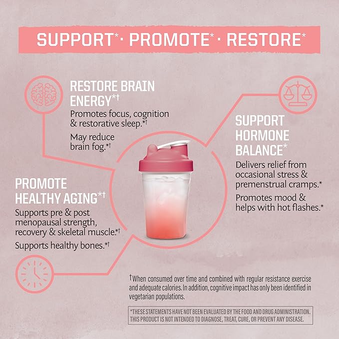 Sunwarrior Vegan Collagen Building Powder Vanilla Flavored 40 Servings & Creatine Monohydrate Powder for Women Berry Lemonade Flavored 50 Servings