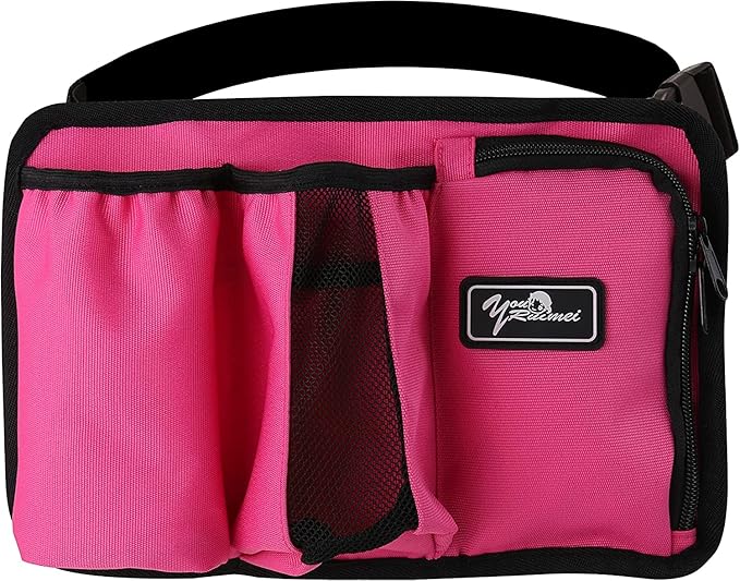 Massage Bottle Bag Massage Therapist Holster Massage Lotion Holster Massage Oil Holster（YR-3KD-Rose Red）