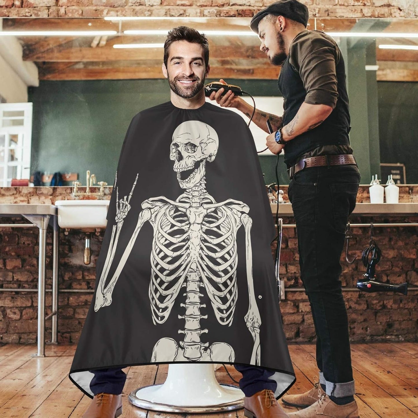 Stylish Barber Cape - Unisex Hair Cutting Apron for Men & Women
