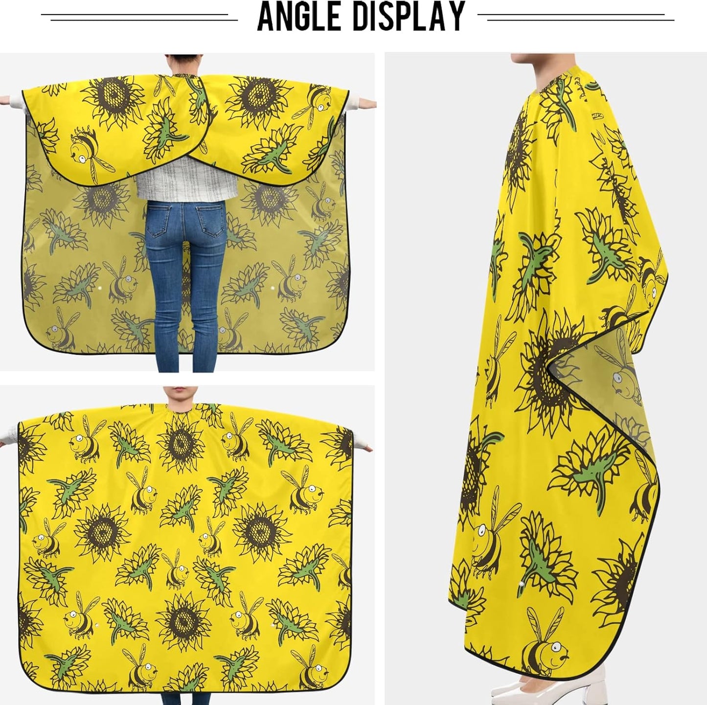 Stylish Barber Cape - Unisex Hair Cutting Apron for Men & Women