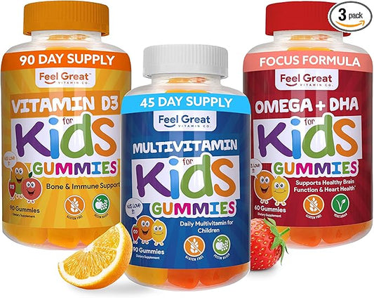 Feel Great Kids Essentail Vitamins Trio