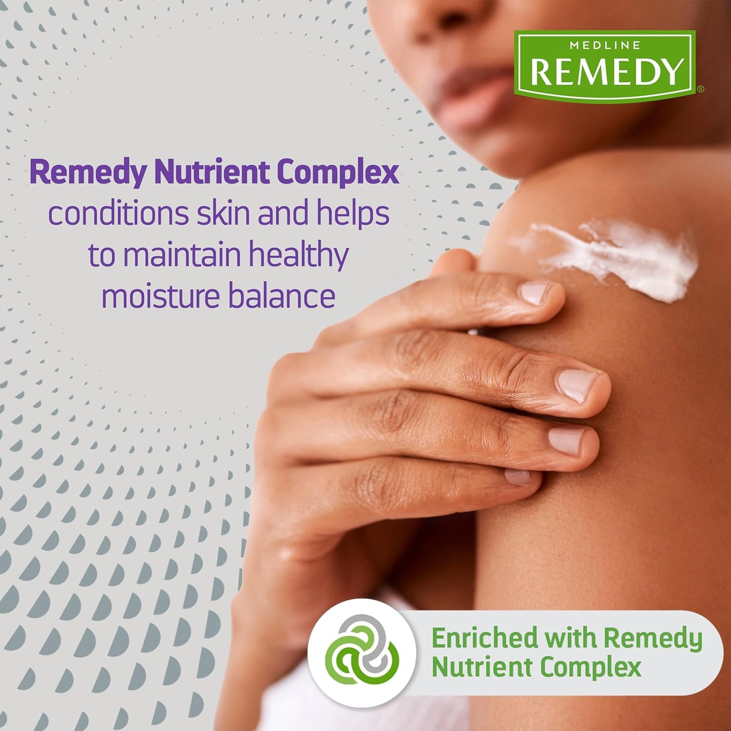 Medline Remedy Specialized Skin Cream (32 oz Bottle), Scented, 1.5% Dimethicone, Nourishing Moisturizer for Dry Skin, Sulfate-Free, Paraben-Free, Hypoallergenic Body Cream, Daily Lotion for Dry Skin