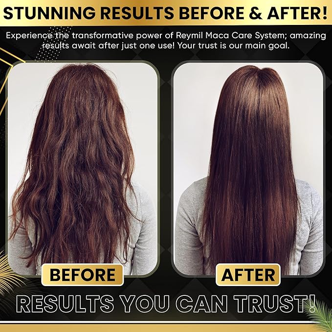 REYMIL-Collagen hair mask - hair treatment for dry damaged hair - Collagen Hair Treatment Deep Repair Conditioning Argan Oil Shine and Softness for Healthy Hair -16.9onz mascarilla para el cabello