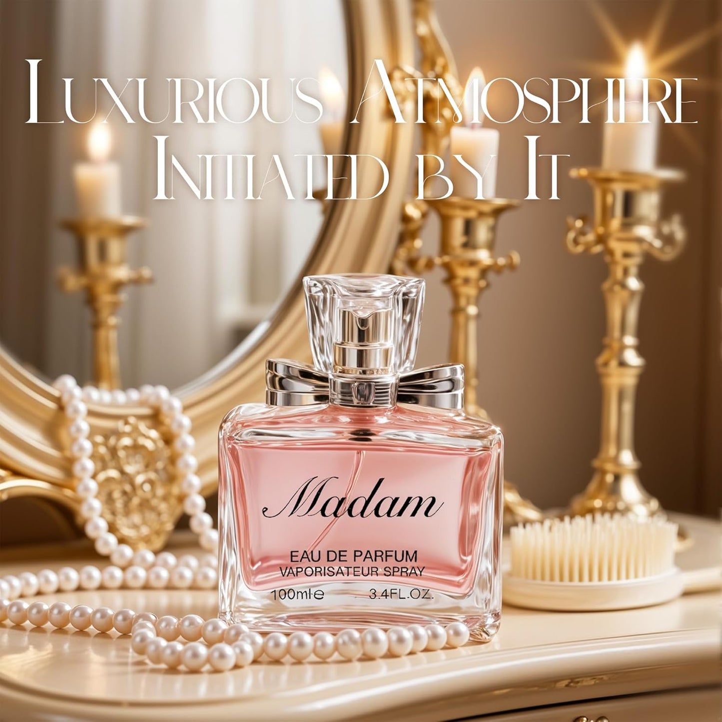 Madam Perfume for Women - 100ml Floral & Fruity Eau de Parfum with Minty,Woody, Resinous and Gourmandous Notes Long-Lasting Fragrance