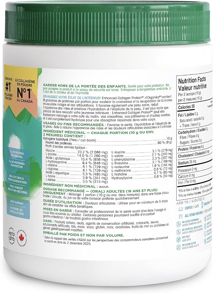 ORGANIKA Enhanced Collagen, 500 GR