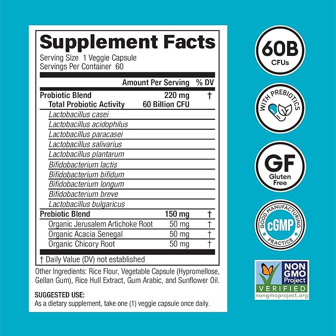 Physician's CHOICE Probiotics 60 Billion CFU 10 Strains 60ct