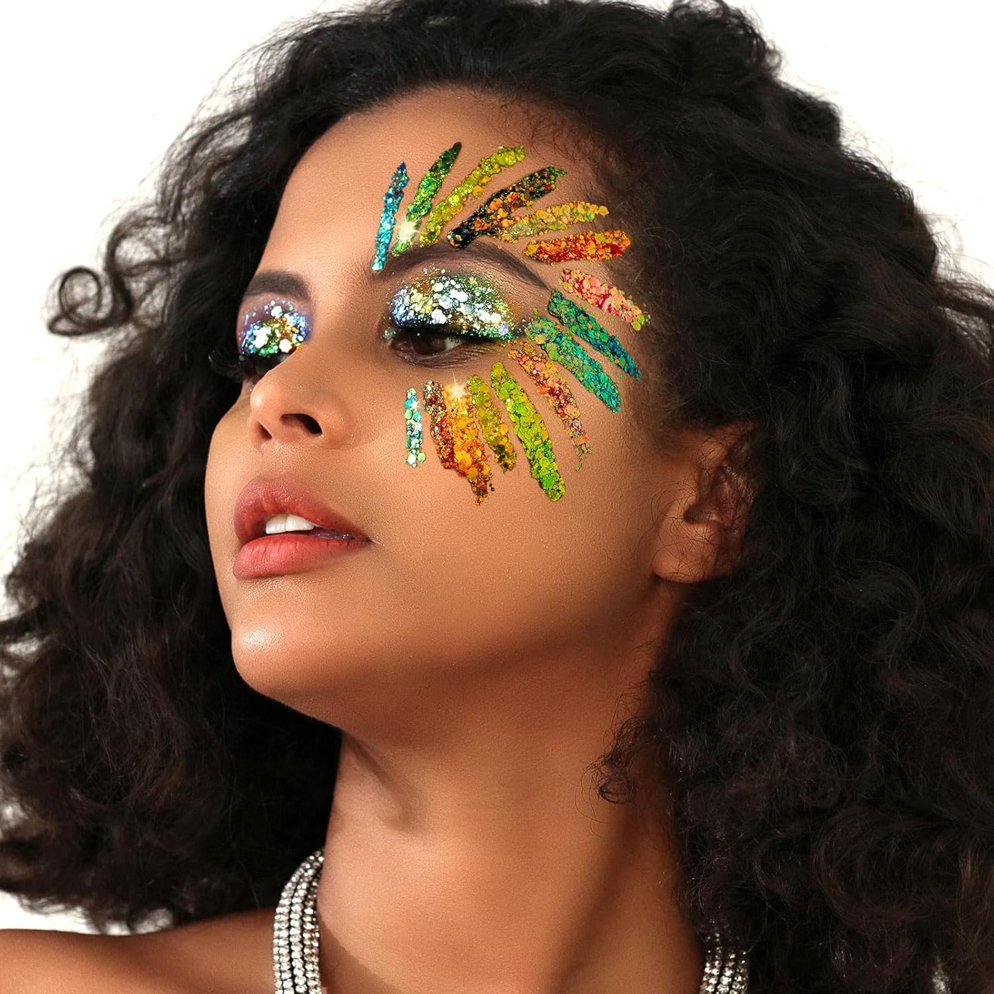 Teenitor Body Glitter Gel Face Glitter Makeup Festival Glitter, 12 Colors Face and Body Glitter Gel, Hair Glitter