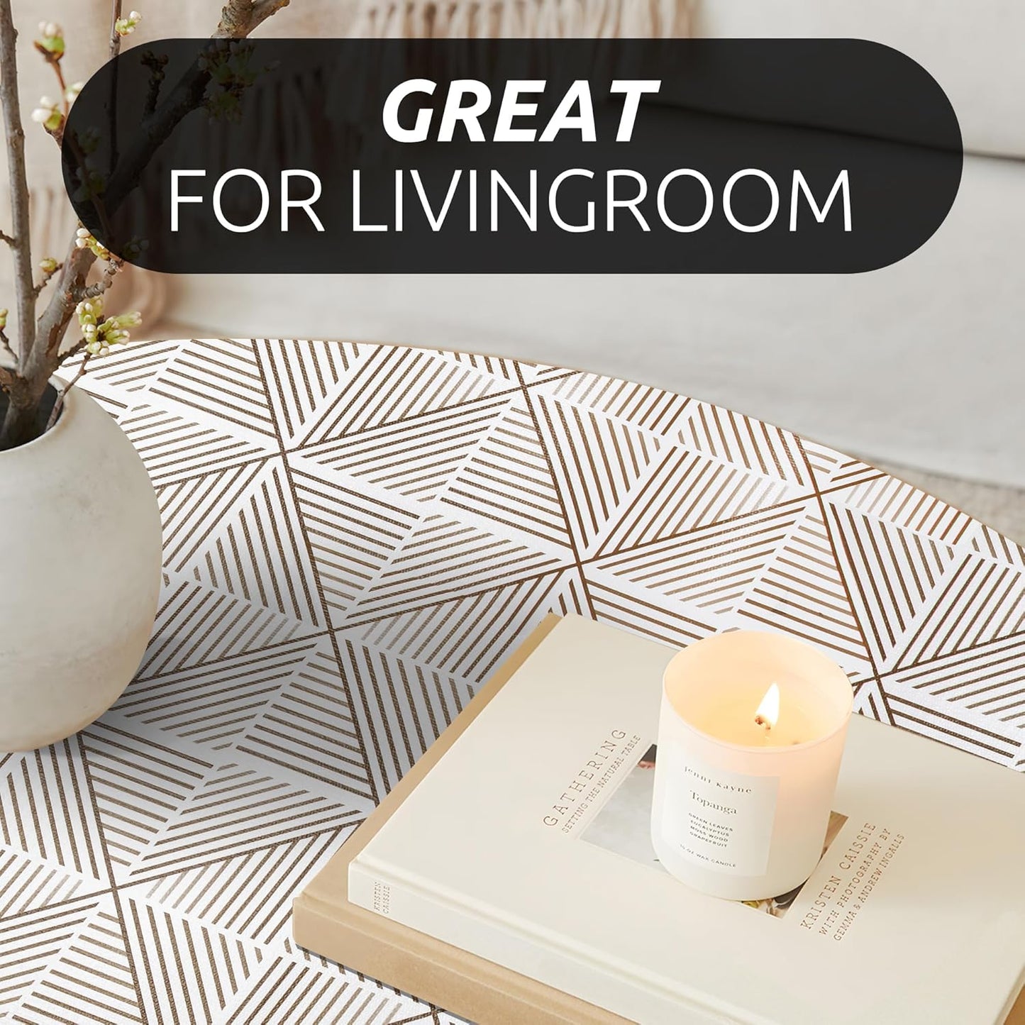 RAY STAR 12X120 Inch Shelf Liner for Kitchen Cabinets, Non-Adhesive Cabinet Liner Washable, PVC Drawer Liner for Dresser Non-Slip Bathroom (Classic)(1 Roll)