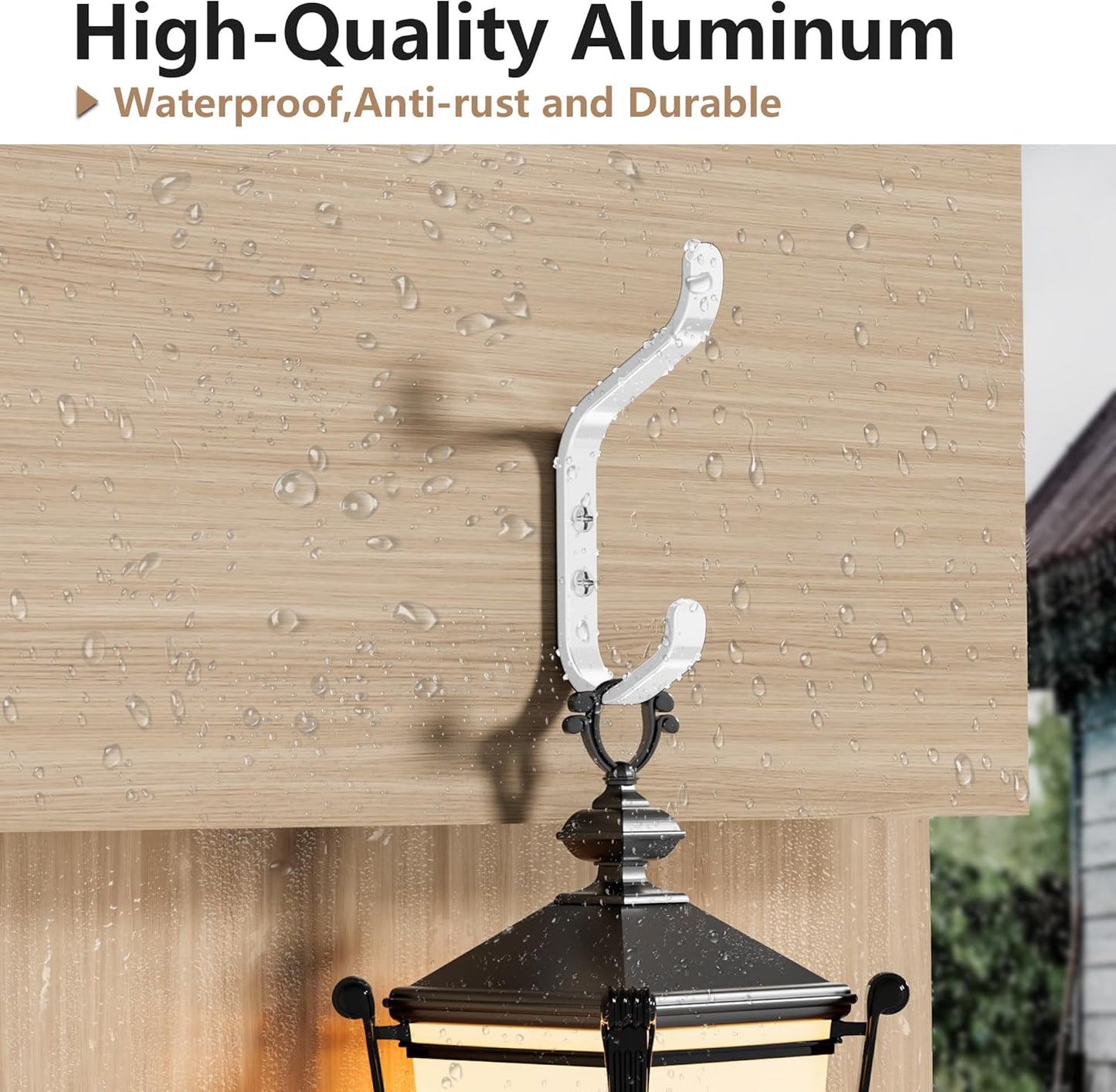 White Coat Hook for Hanging - Backpack Hook 5 Pack Wall Mount for Backpack, Bag, Keys and Towel, Double Hook in Closet, Entryway, Door, Bathroom and Workshop, Hold Up to 22Lbs.