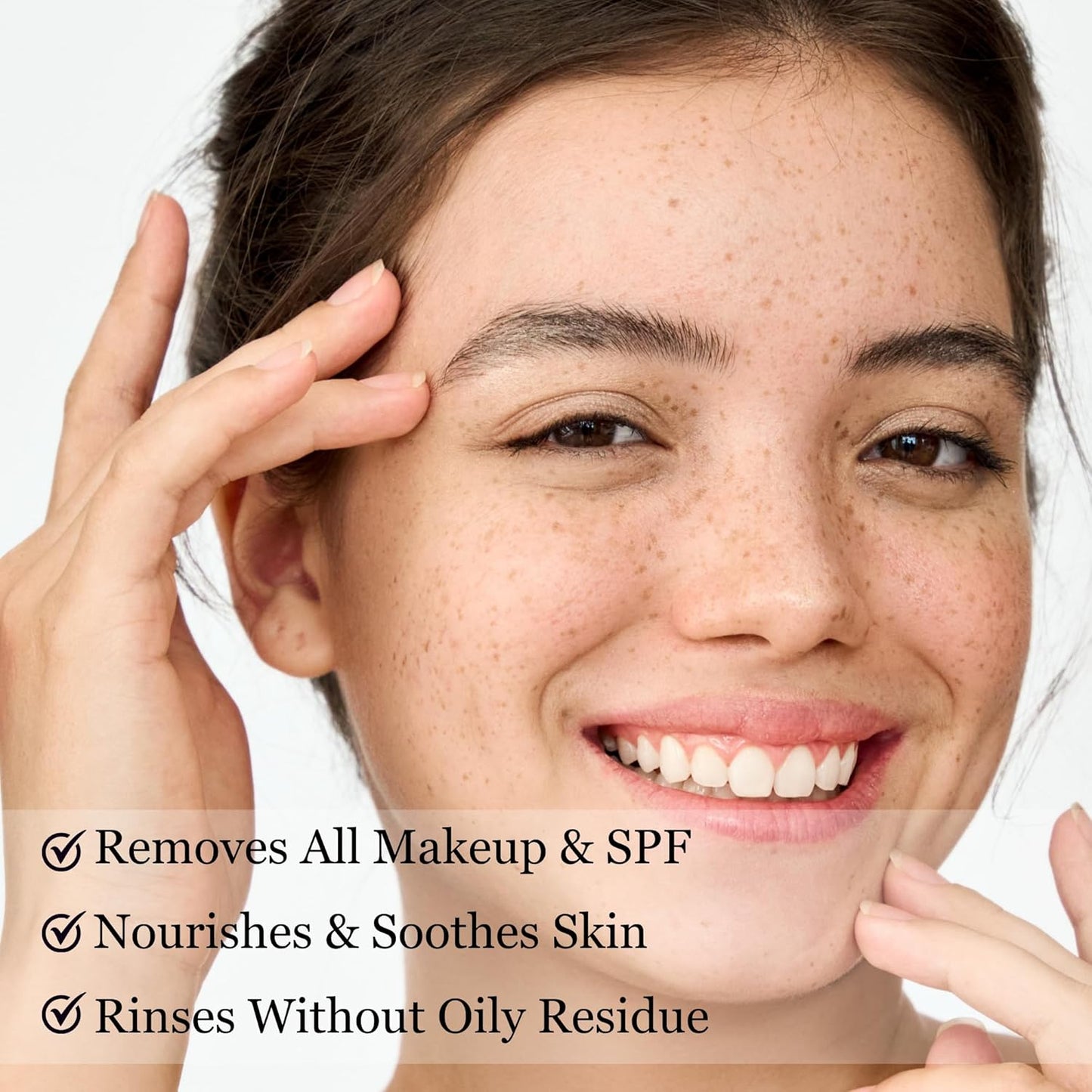 mivida Makeup Melting Cleansing Balm, Waterproof Makeup Remover with Ceramides, Vit E & Hyaluronic-Acid, Hydrating and Gentle Cleanser for Norished Skin, value Size 3.5 fl oz