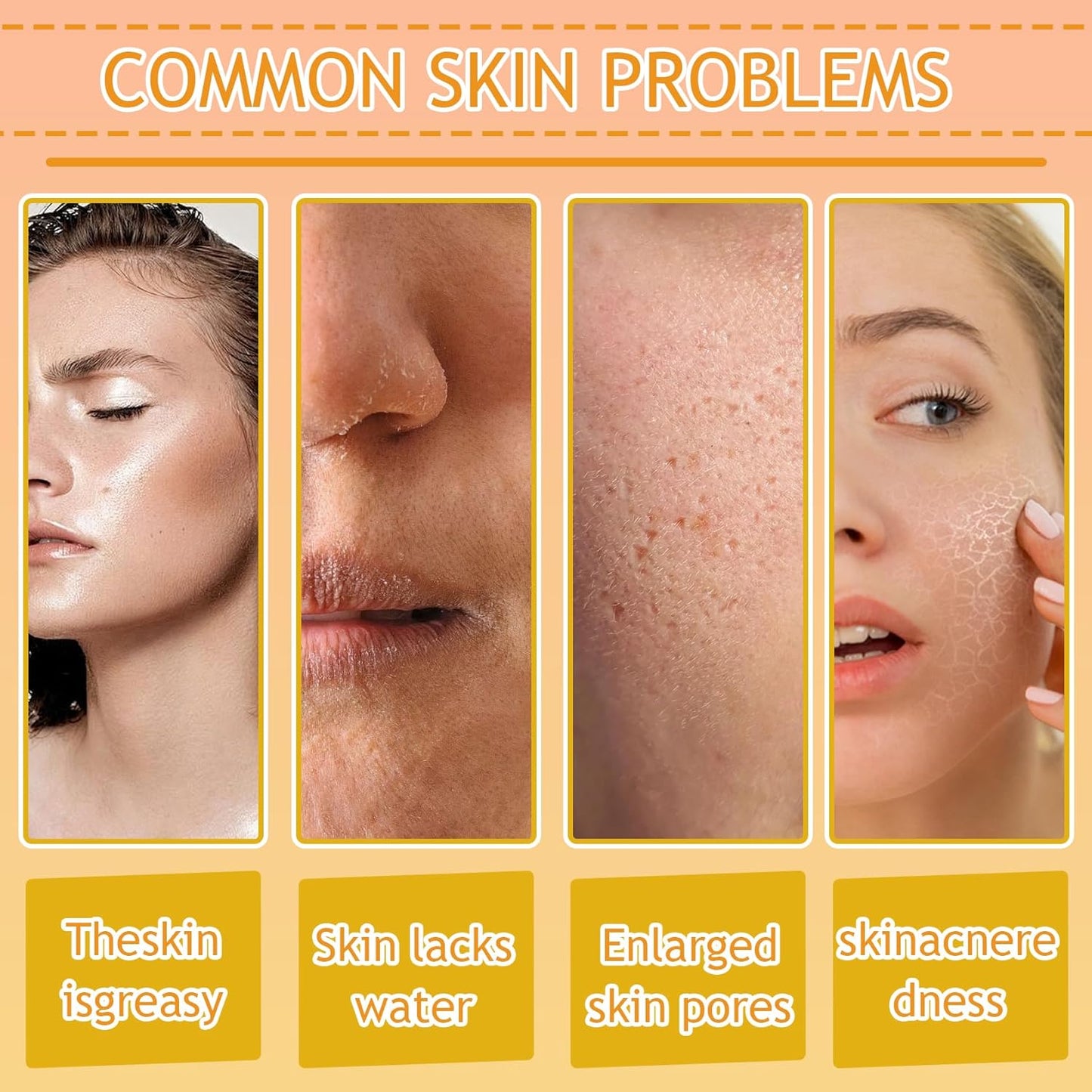 Vitamin C Skin Care Set,Facial Kit with Facial Cleanser,Toner,Eye Cream,Face Serum,,Soap,Face Cream & 3PCS Mask,Travel Skincare Kit for Women (9PCS)