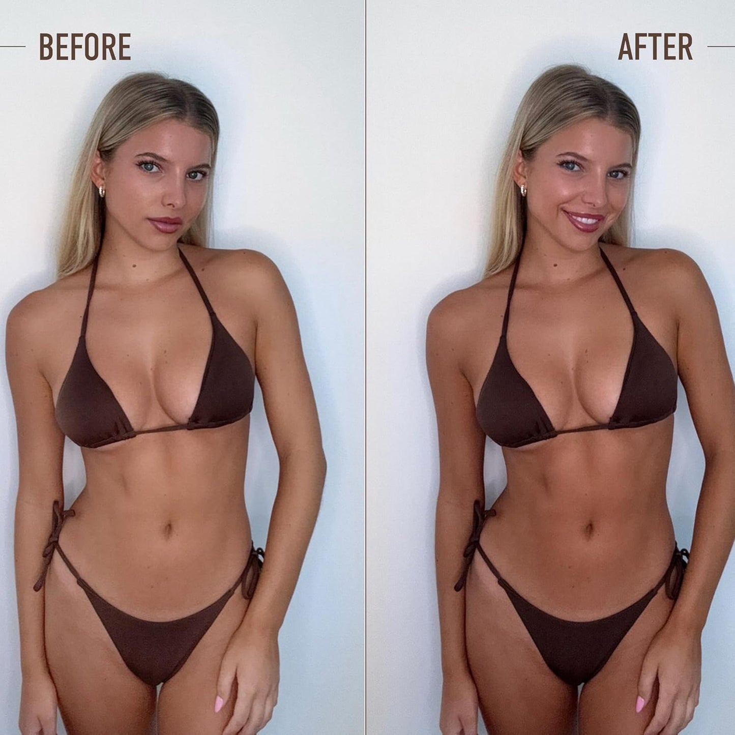 Nuda Self Tanning Lotion, Lightweight, Fast Drying, and Streak Free Gradual Self Tanner, Infused with Vitamin C, Shea Butter & Sodium Hyaluronate, Hydrating Sunless Tan, Vegan, Light to Medium, 6.7 Oz