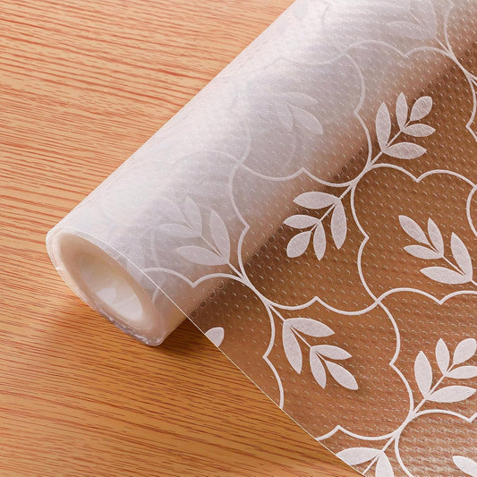 Cooyes Shelf and Drawer Liners for Kitchen Cabinets, Non Adhesive Cabinet Liner, EVA Waterproof Durable Non-Slip Drawer Mats for Shelves, Refrigerator, Storage, Desks