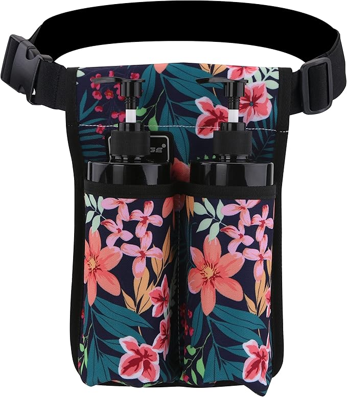 Massage Oil and Lotion Bottle Bag Holster for Massage Therapists (TH2KD-SL46BH)