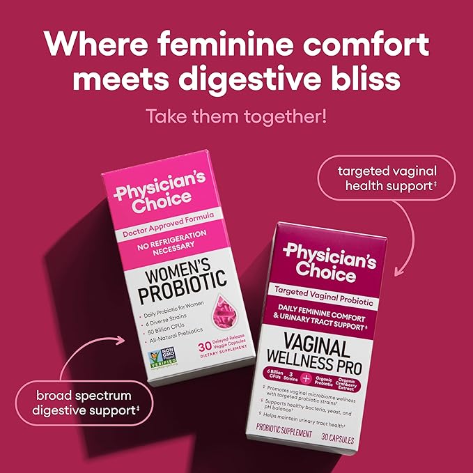 Physician's Choice Probiotics for Women 50 Billion 6 Unique 30 CT