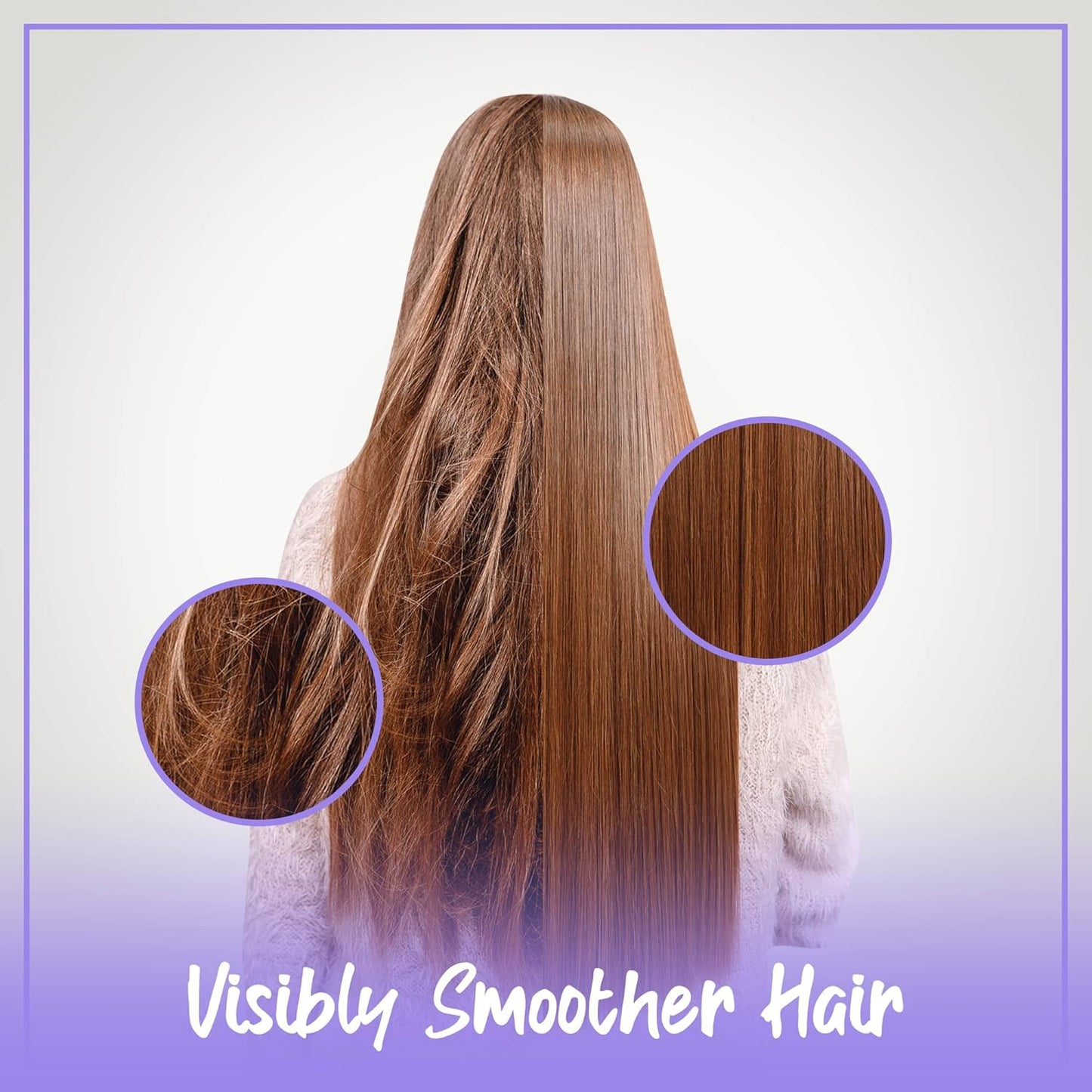 Herstyler Colorful Seasons Flat Iron - Travel Friendly Dual Voltage Flat Iron 1.25 inch - Ceramic Dual Voltage Hair Straightener - Purple Straightening Iron with Negative Ion Technology To Fight Frizz