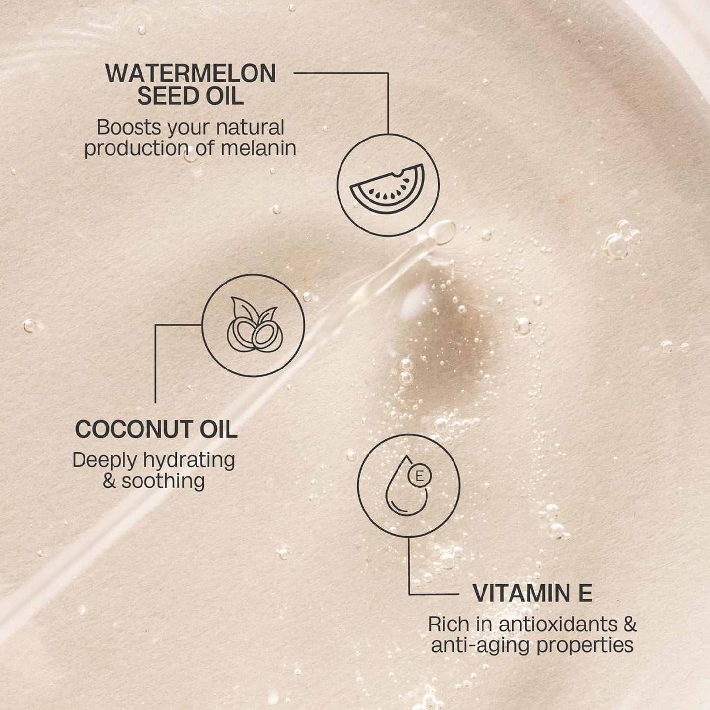 Bali Body Watermelon Tanning Oil SPF 6 | Infused with Natural Oil | Fruity Scent Summer Essential for Golden Deep Glow | Vegan, Cruelty Free (100ml/3.4 fl oz)