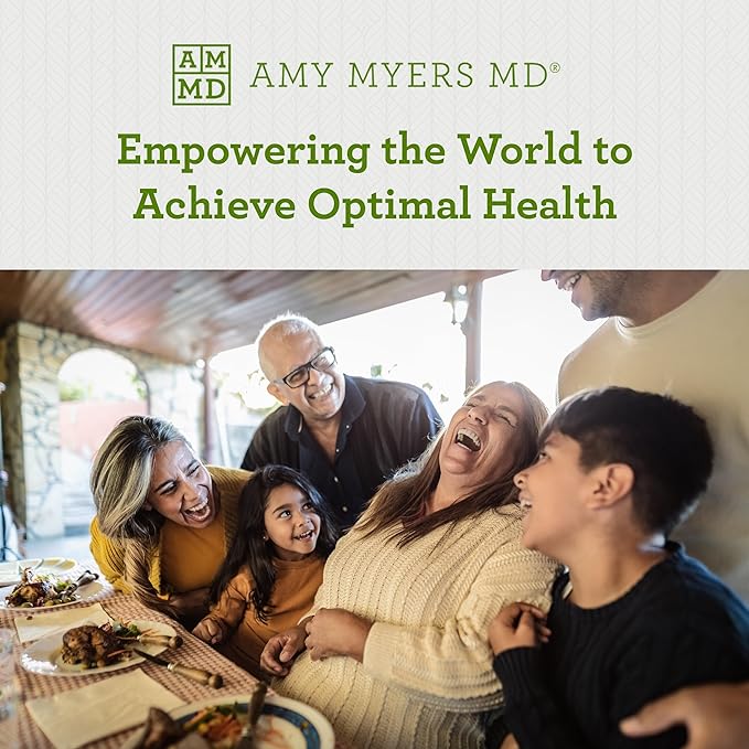 Dr Amy Myers Spectrum 5 Collagen Peptides Powder - Multi Collagen Protein Powder (Type I, II, III, V, X) - Proprietary Blends, Chicken Bone Broth, Hydrolyzed Bovine Collagen, Fish Collagen, Eggshell