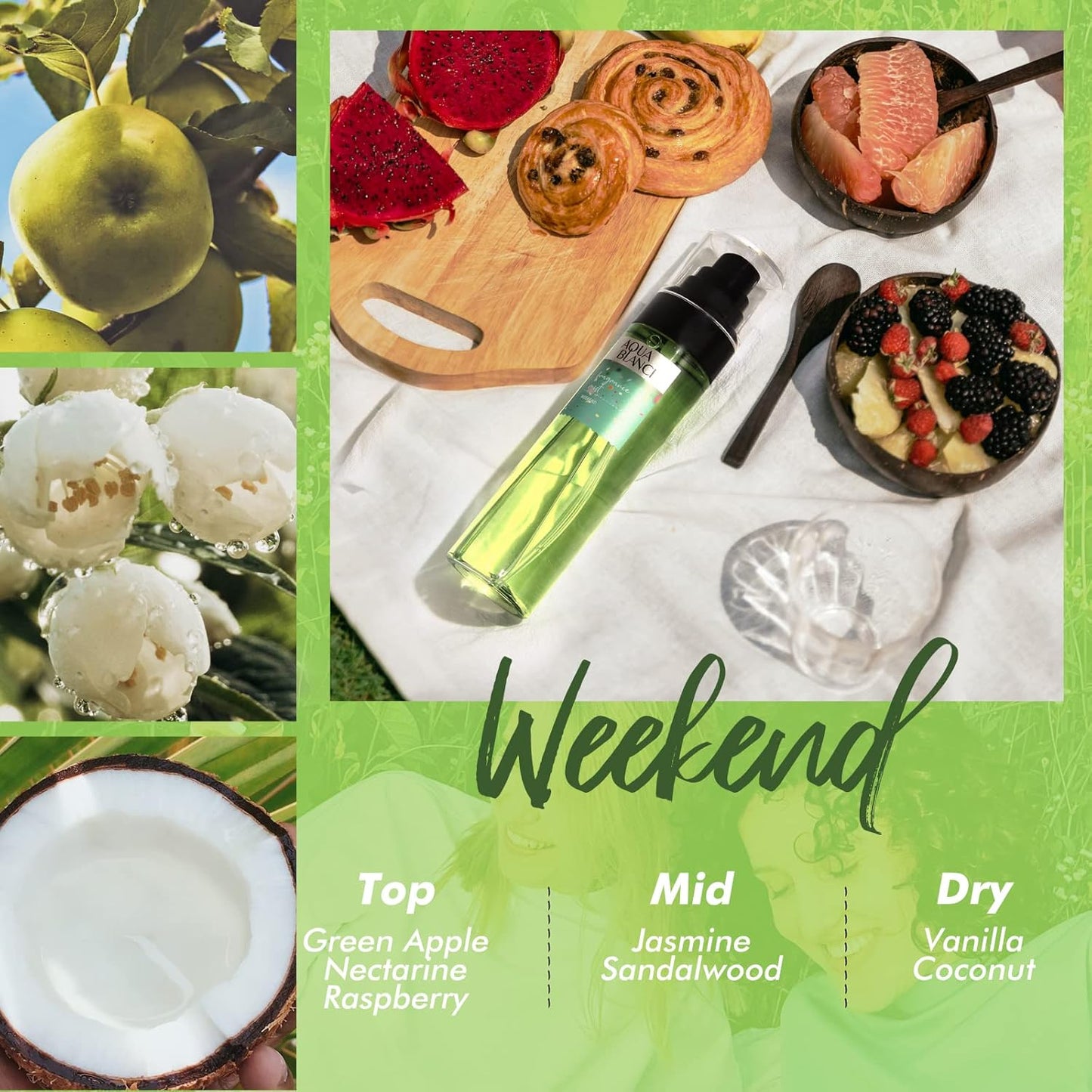 Body Spray, Fragrance Mist Gift Set for Women, Pack of 3, Each 3.4 Fl Oz, Total 10.2 Fl Oz, Life is Beautiful