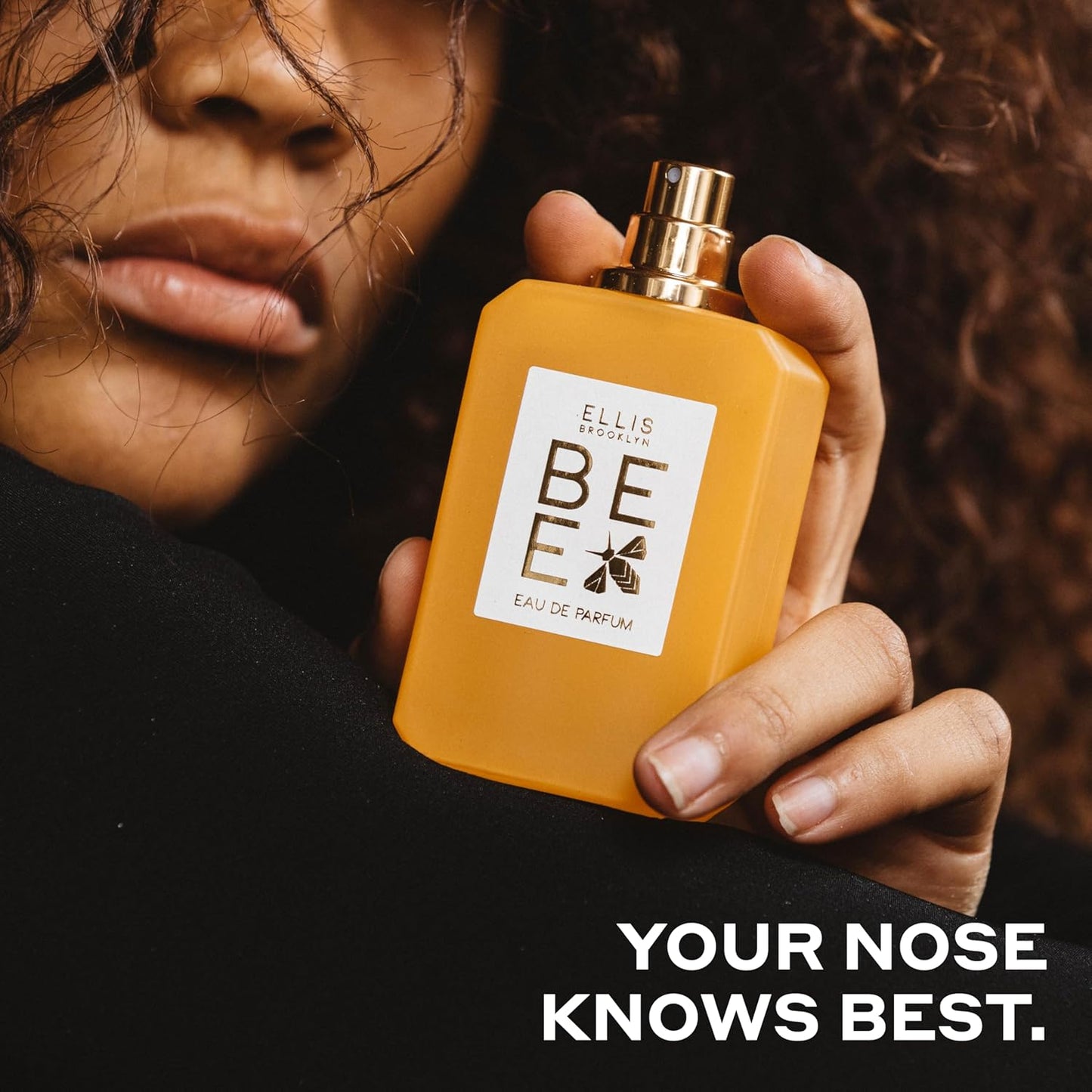 Ellis Brooklyn BEE Eau de Parfum, Travel Spray, Honey Vanilla Perfume for Women, Warm, Spicy Scent with Sandalwood, Cocoa, & Dark Rum – Gourmand Fragrance, Paraben & Phthalate Free, 10ml / 0.33 Fl Oz