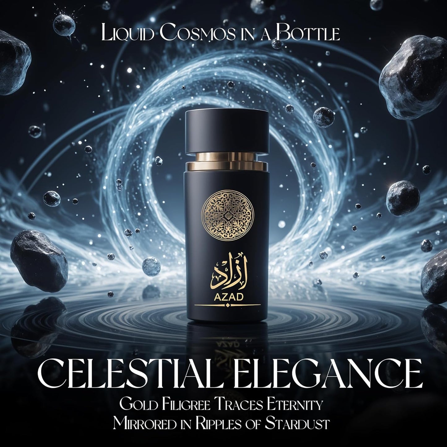 Men's Cologne Gift Set Include Valentine Milano,Valentine,Choco Musk & AZAD Black - 3.4 Fl Oz Each | Vanilla Bourbon, Leather & Amber Floral Fragrance | Luxury Eau de Toilette Quartet