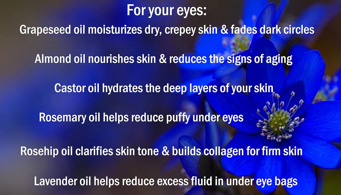 Bel Essence Anti-Aging Face Cream & Anti-Wrinkle Under Eye Serum Mini Skin Care Set - Natural Hydrating Face Cream, Eye Serum for Normal/Dry Skin - Reduce Fine Lines, Firm Skin - 1.5 Oz/.5 Oz