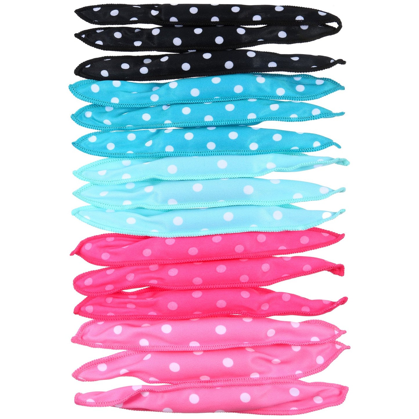 Bememo 40 Pieces Soft Curlers Hair Rollers Pillow Rollers for Hair Satin Sponge Curlers to Sleep in Overnight Heatless No Heat for Long Short Foam Rag Large Styling Tools(Multicolor)