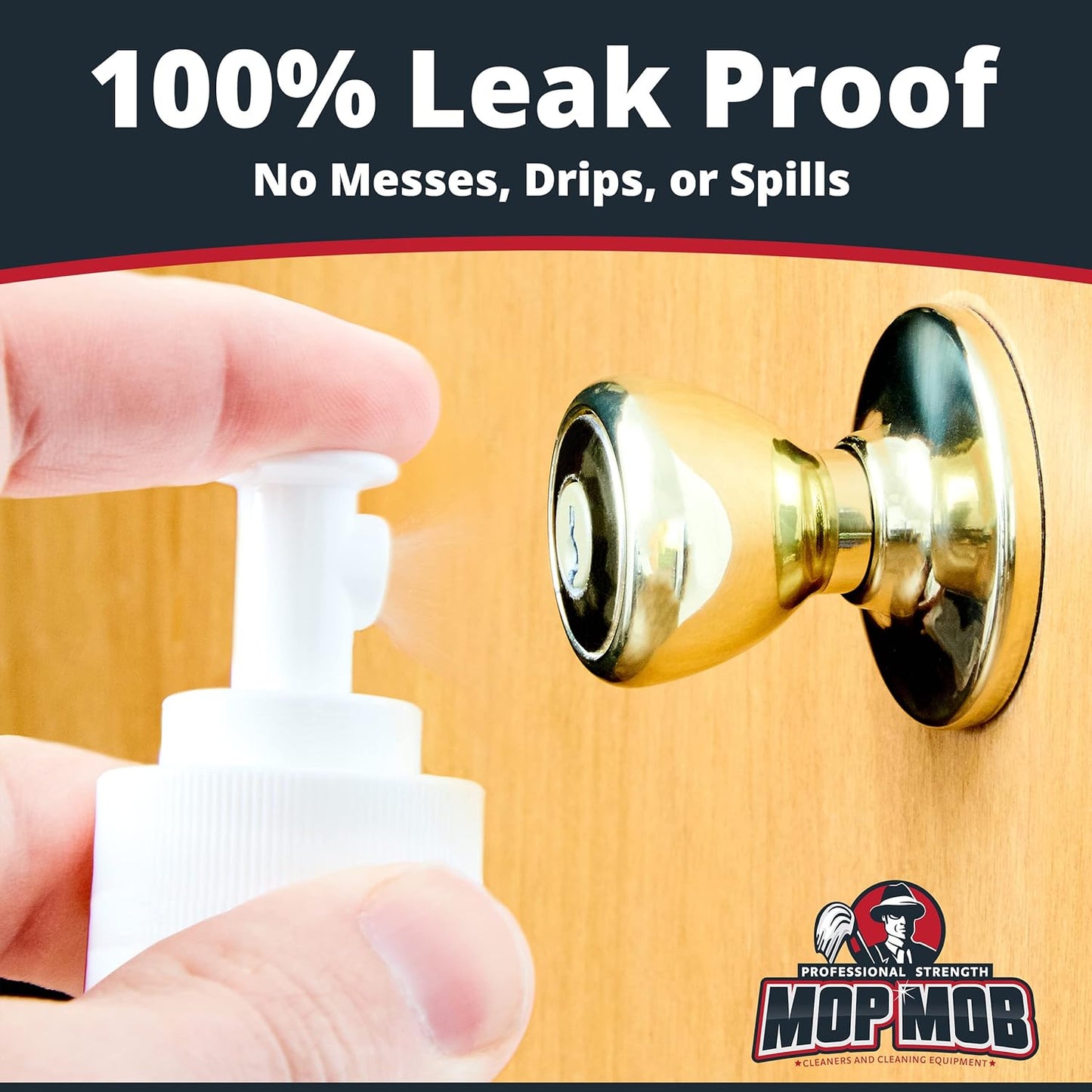 Leak Proof Fine Mist Spray Head 6 Pk. Plunger Sprayer Replacement Cap for Large Bottles, BPA-free 24/410 Thread Fingertip Pump Mister Top with 9.25 in. Tube for Home, Cleaning, Beauty + Hair Care