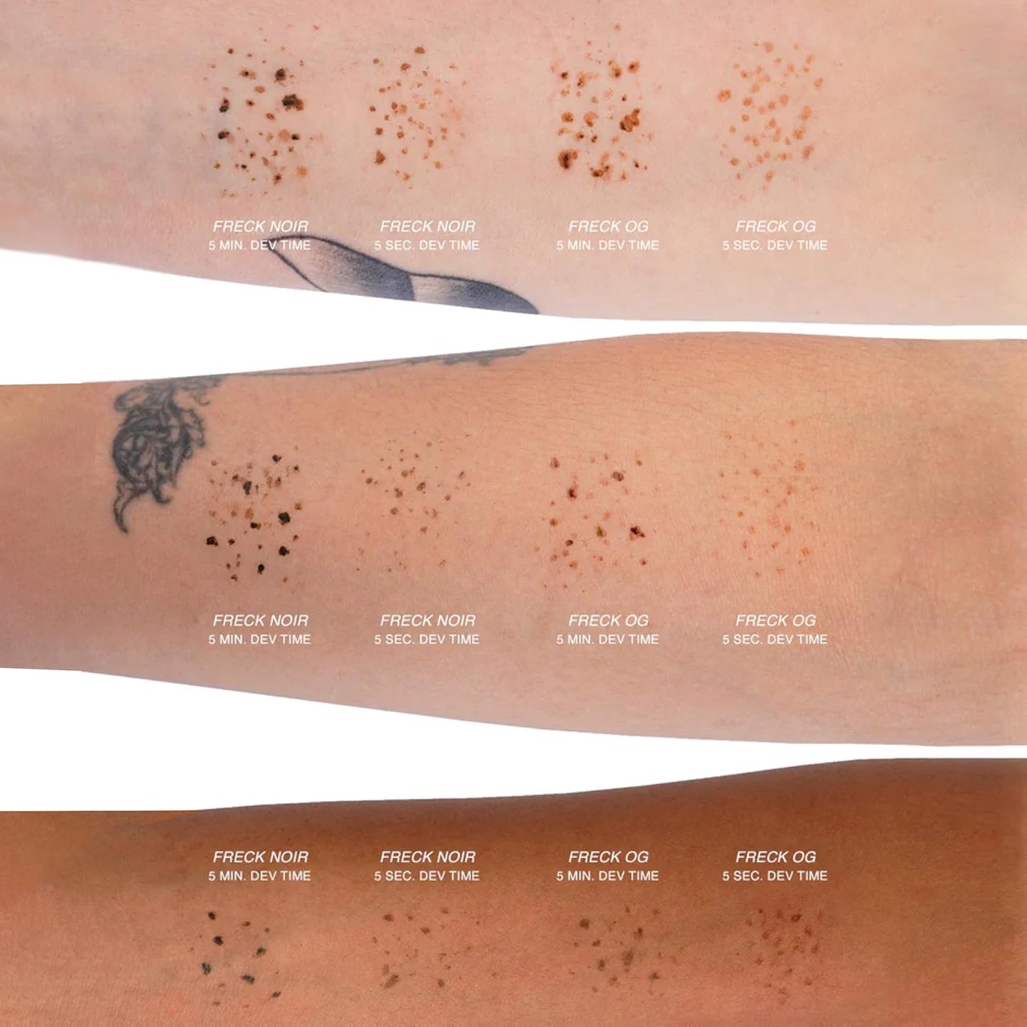 Freck Beauty, The Original Freckle Pen, NOIR – Natural-Looking, Buildable and Long-Lasting Faux Freckles with Clean, Vegan Formula, All Skin Tones, NOIR - (Medium/Dark)