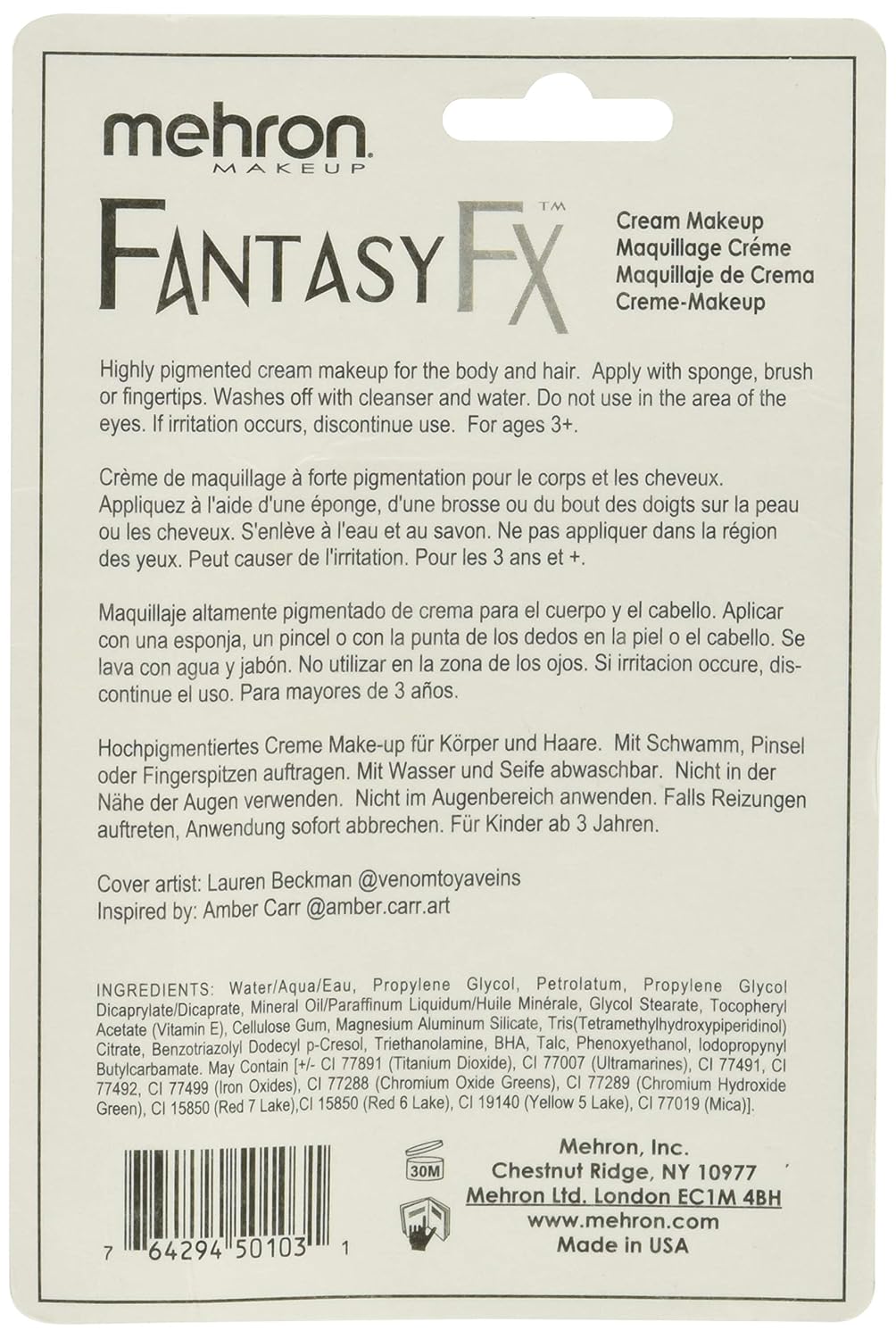 Mehron The Fantasy FX Make Up