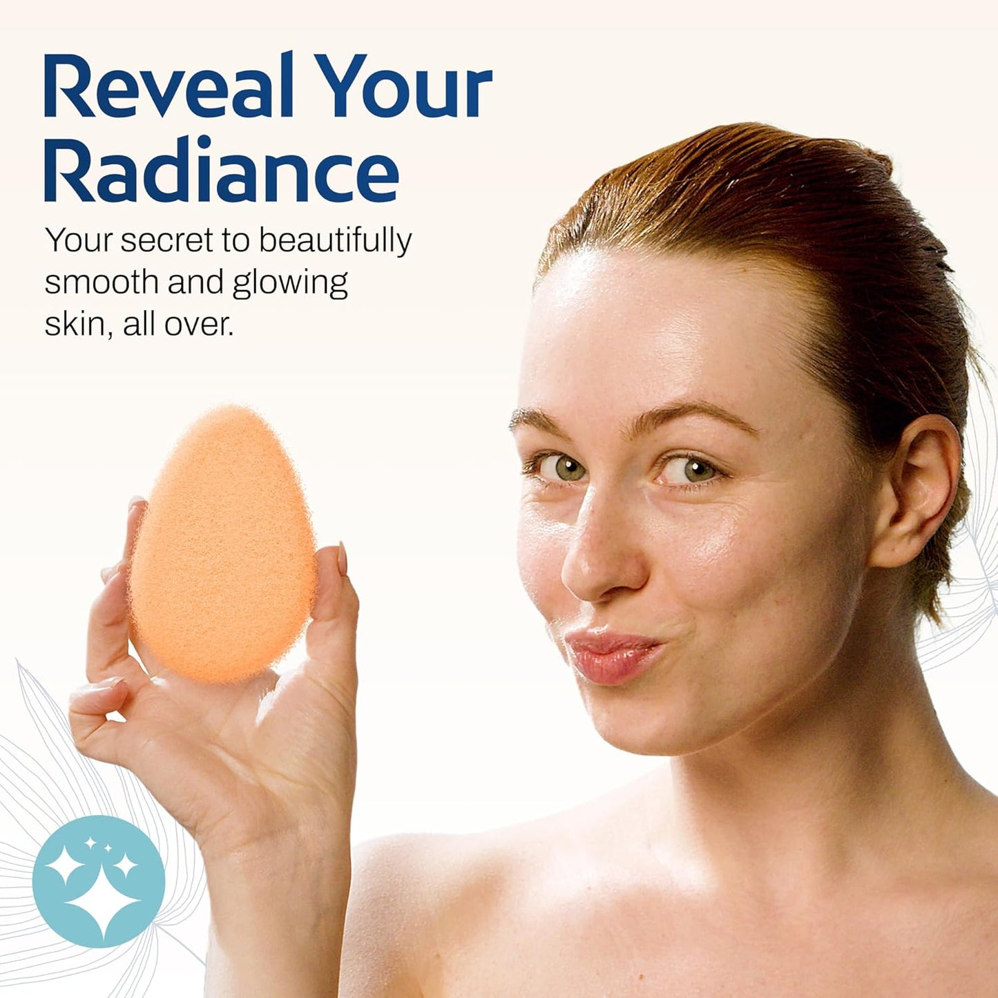 HartFelt 8ct Tear Drop Face Scrubber for Women | Reusable Facial Sponges for Daily Cleansing | Facial Exfoliating Pads for Removing Dead Skin, Dirt & Makeup | Made in USA