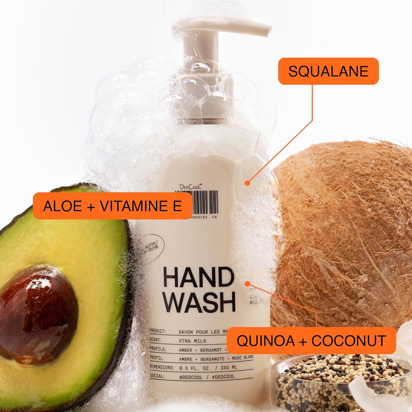 DedCool Taunt Hand Wash | Hydrating Gentle Cleanser | Squalane, Aloe & Marshmallow Root | Non-Toxic, Vegan, Carbon-Neutral | Soft, Moisturizing Formula | 2 fl oz