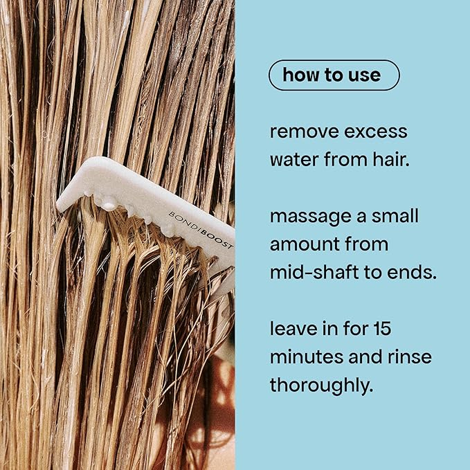 BONDIBOOST Rapid Repair Bond Builder + Hair Mask for Damaged Hair [8.45 fl oz], Deep Conditioning Treatment + Restores Strength & Shine